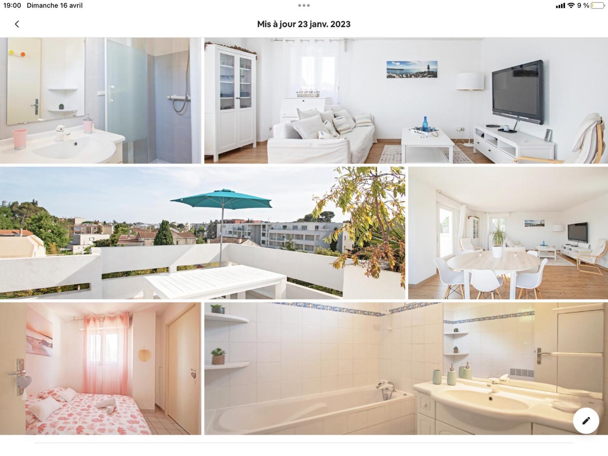 몽펠리에 Duplex Toit Terrasse Vue Panoramique 아파트 외부 사진
